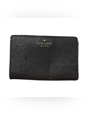 Kate Spade Shimmy Glitter Medium Compact Bifold Wallet